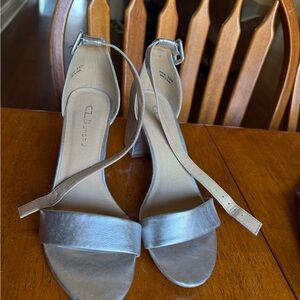 Silver heels
